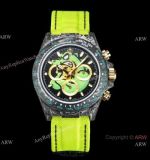 Super Clone TW Rolex DIW Daytona 7750 Watch NTPT Carbon Green Dial 40mm